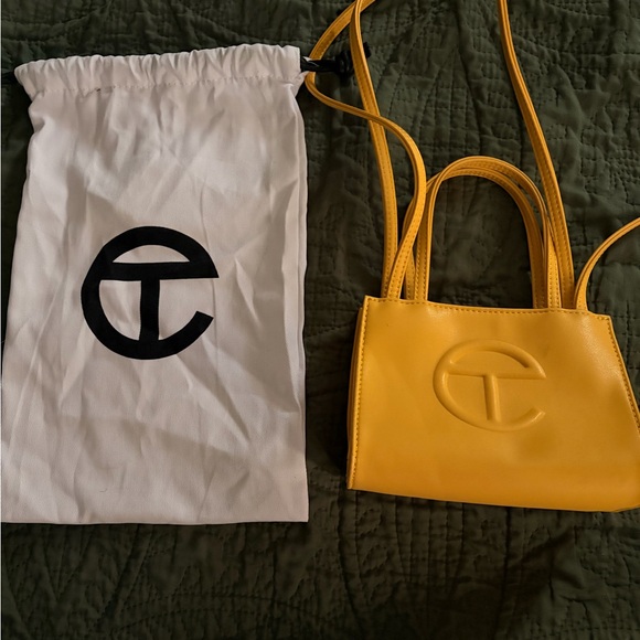 Telfar Handbags - Telfar Sunny Yellow Mini Bag